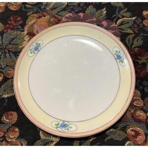 VTG 1950's Meito China‎ Hand Painted 6" Dessert Plate Japan Vintage